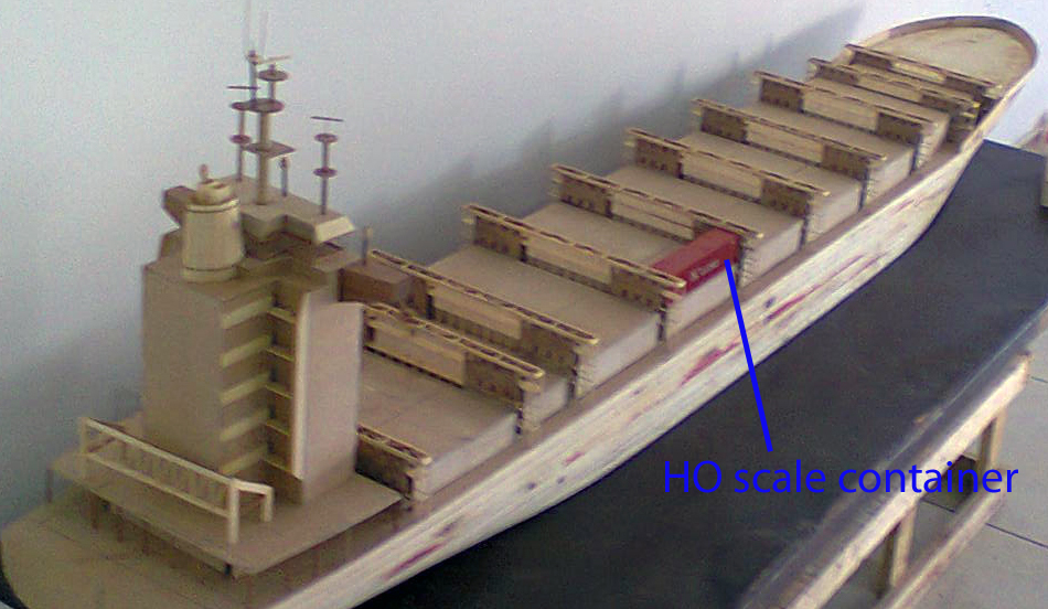 HO Scale Container Ship Models http://modelshipmaster.com/products 