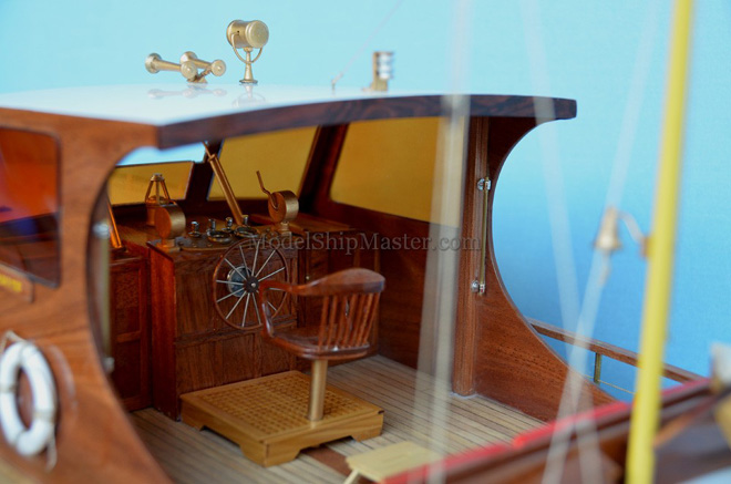 Classic wooden boat models