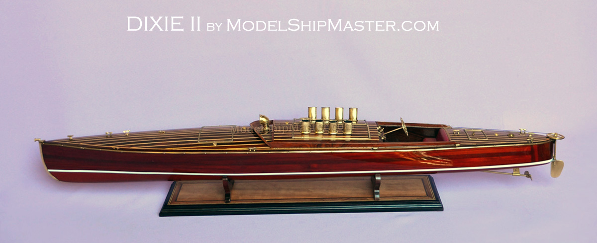 Dixie II boat model