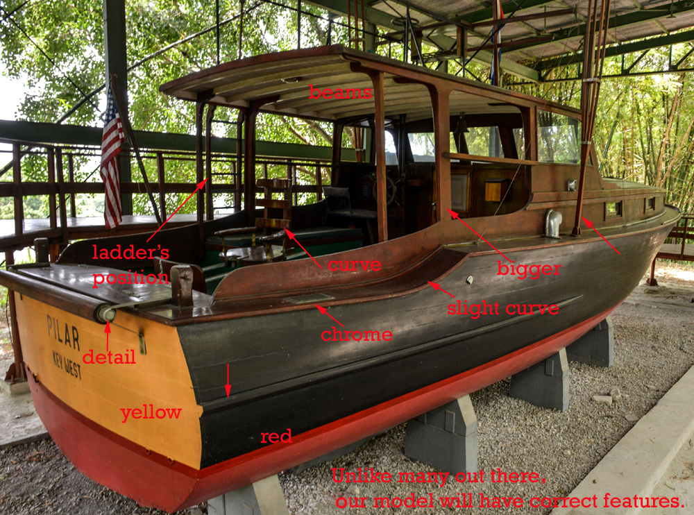 pilar boat model
