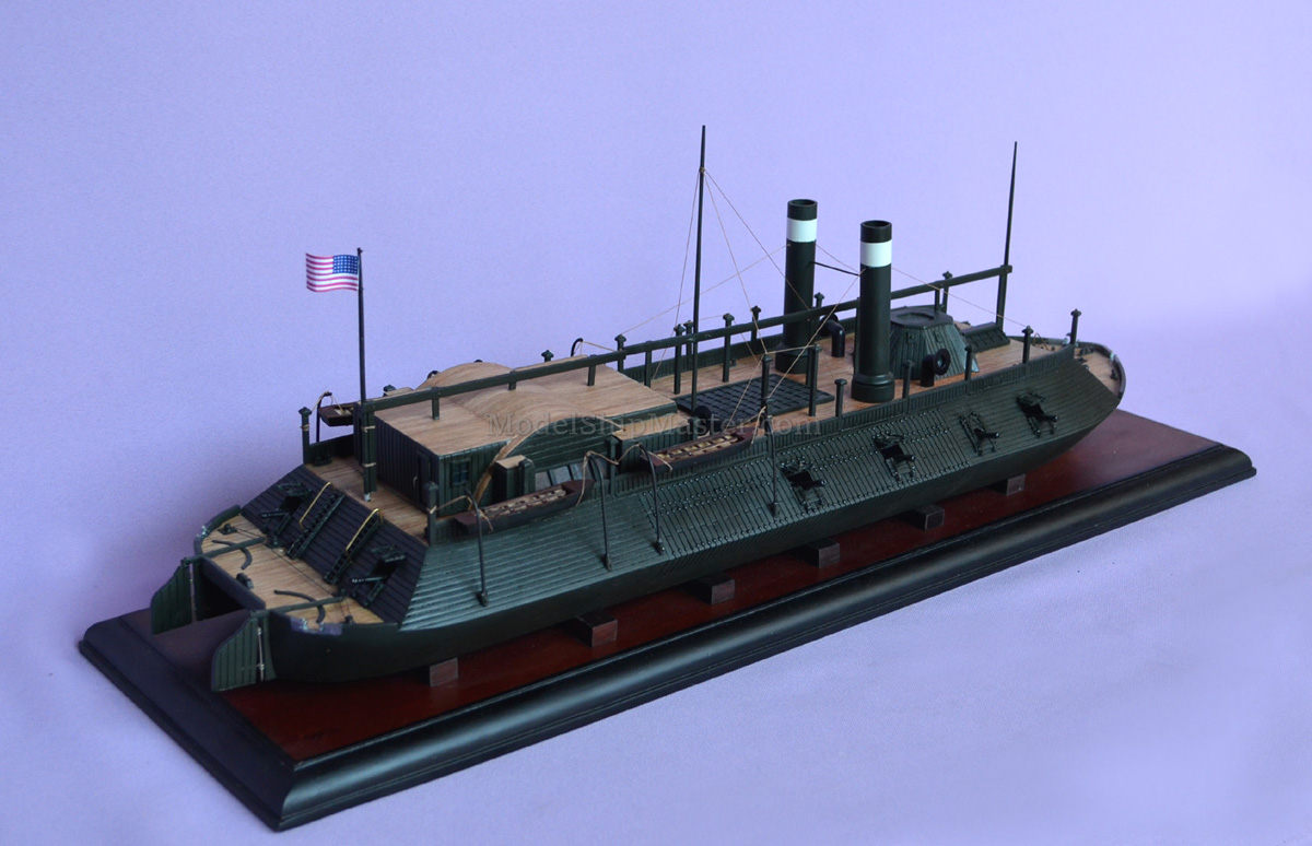 USS Cairo model--Model Ship Master's high standard