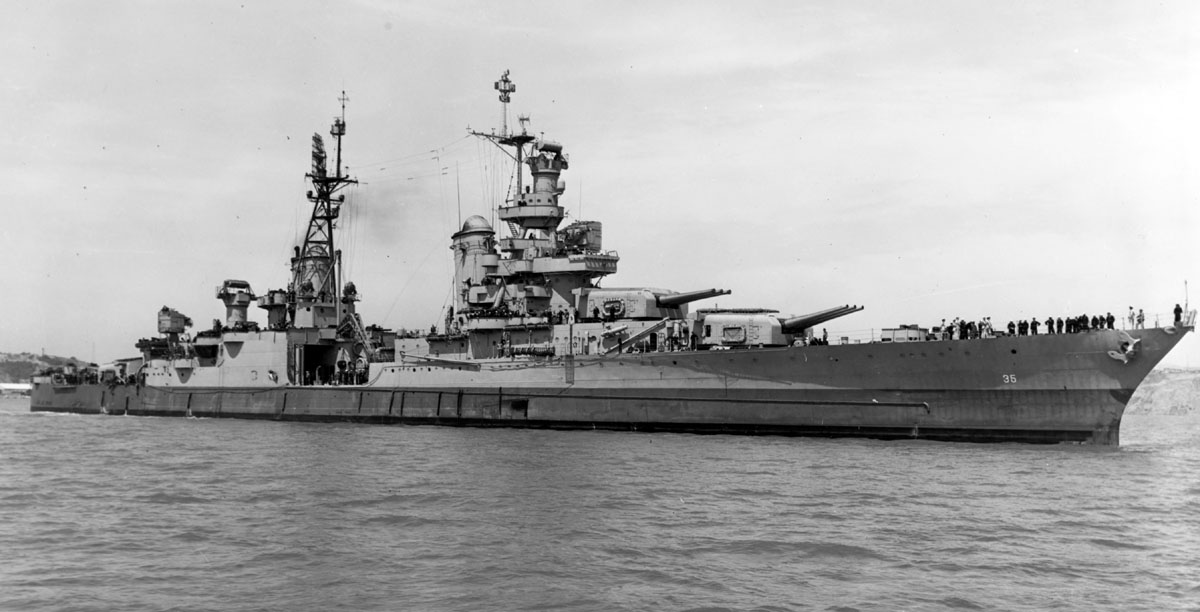 Indianapolis ship model