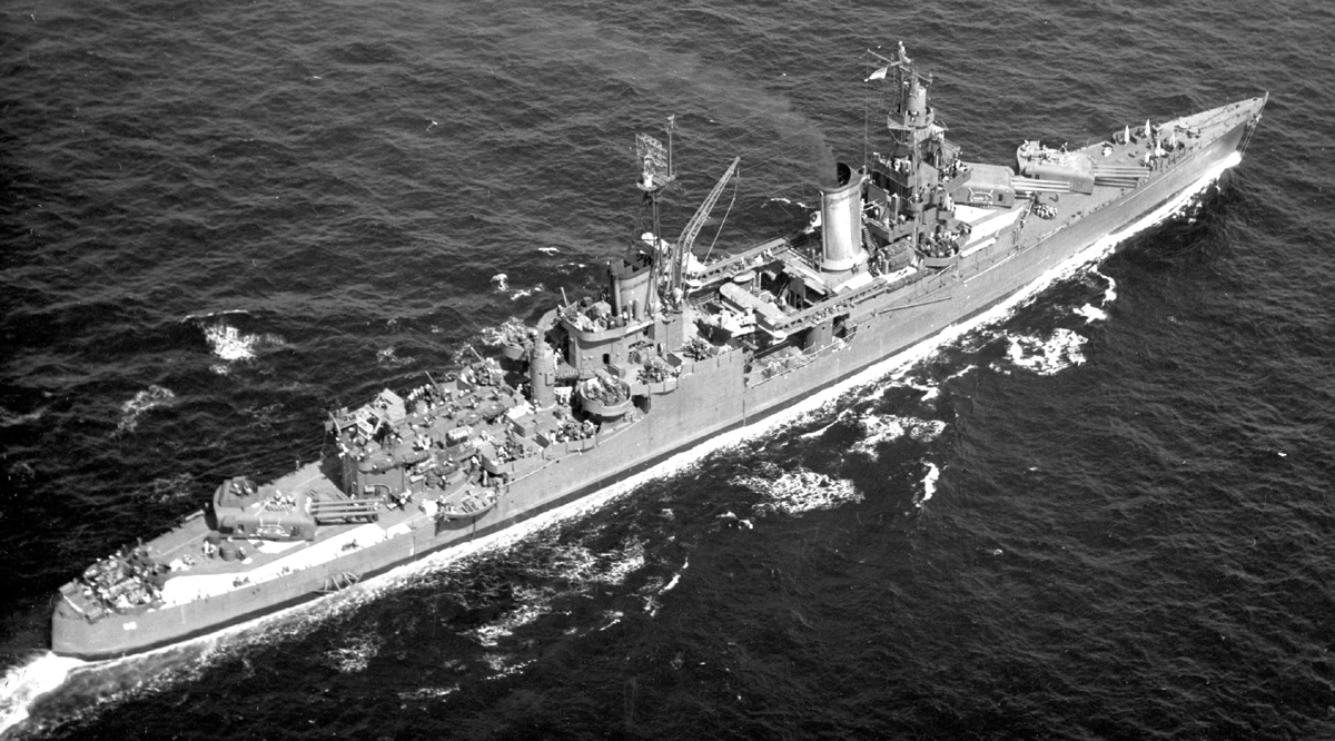 uss Indianapolis ship model