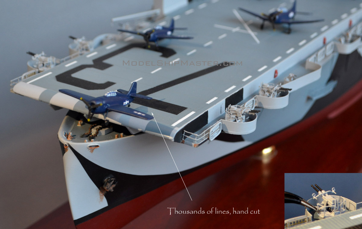 USS Gambier Bay model