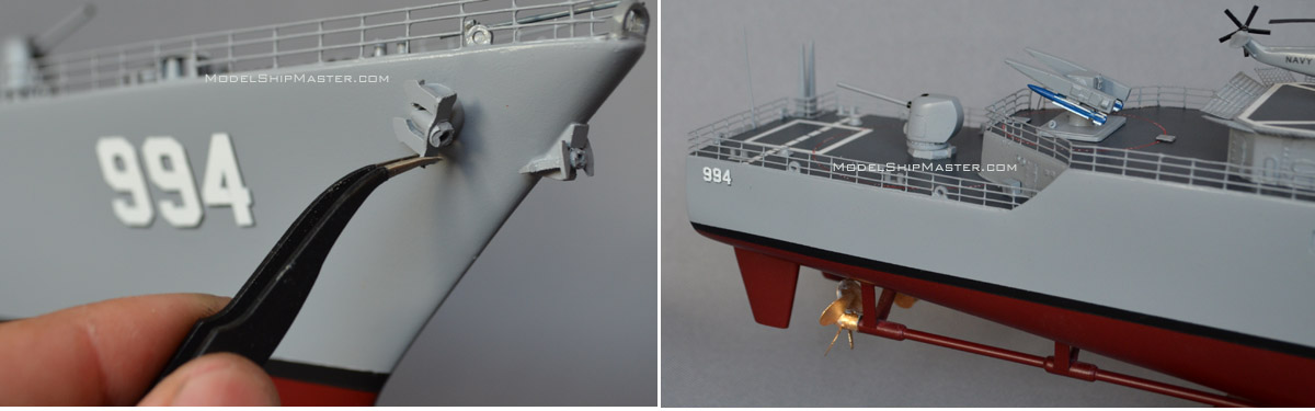 kidd class ship model