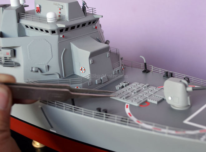 USS Truxtun model