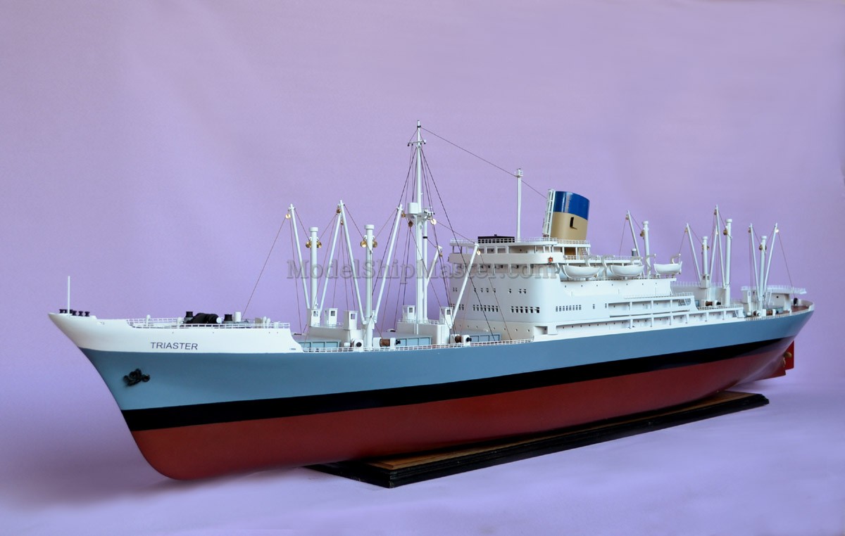 Model Ship of the General Cargo Ship TRIASTER