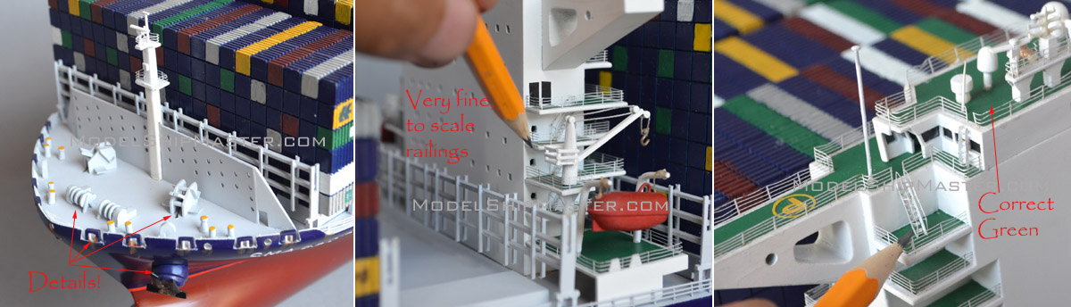 Benjamin Franklin container ship model