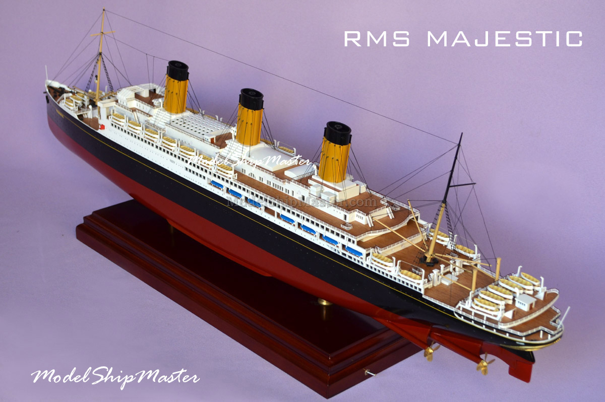 Rms Majestic Ocean Liner Model Ship