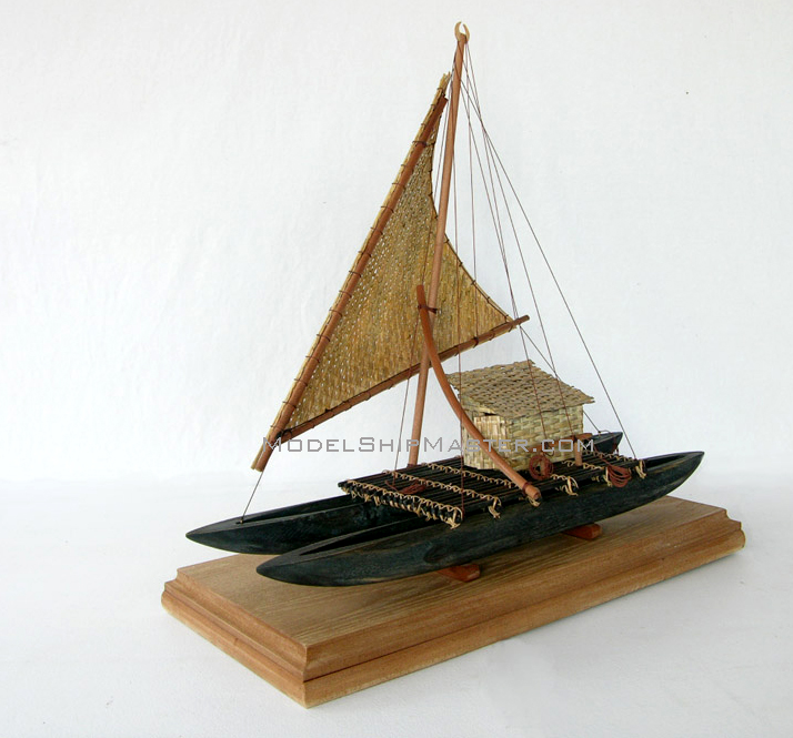Hawaiian catamaran model