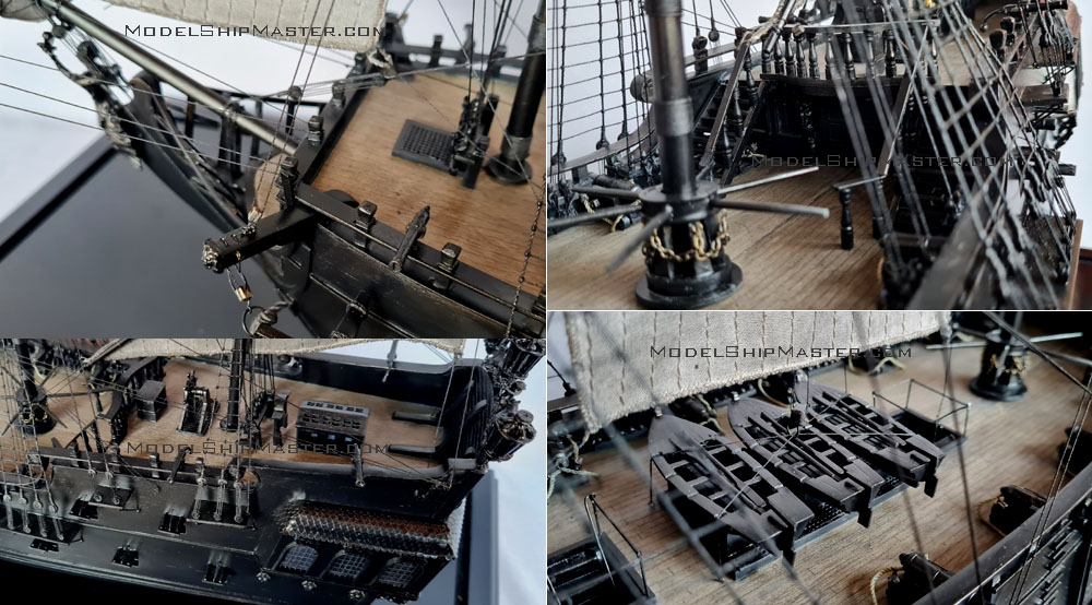 The Black Pearl : fictional model ship in Pirates of the Caribbean - 35