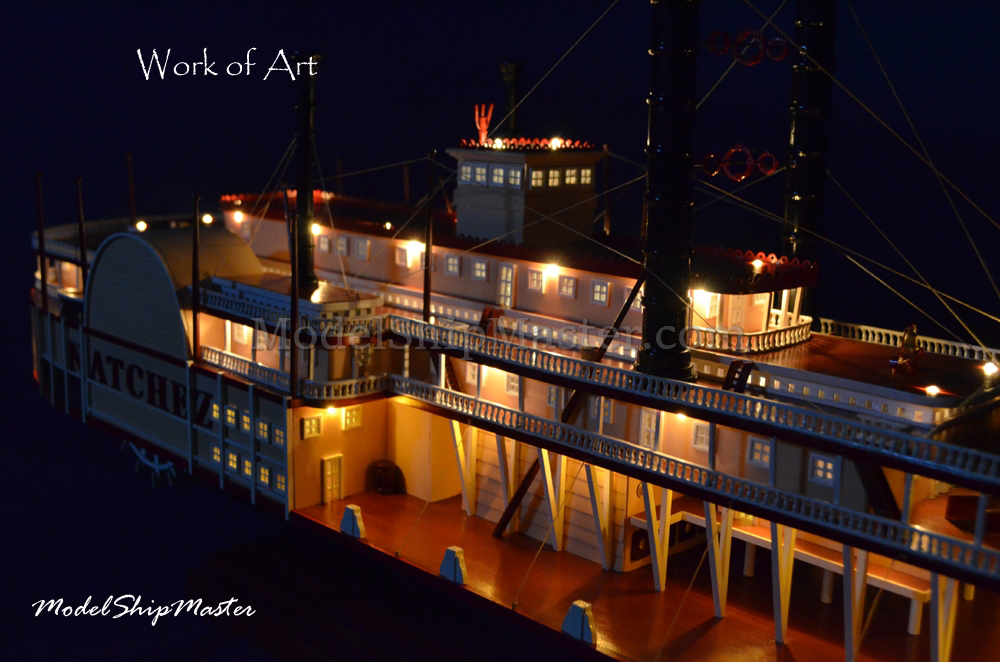 Natchez steamboat model