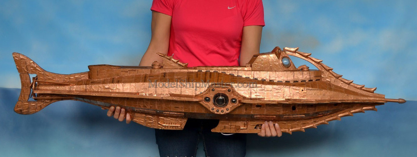 Nautilus submarine captain Nemo model