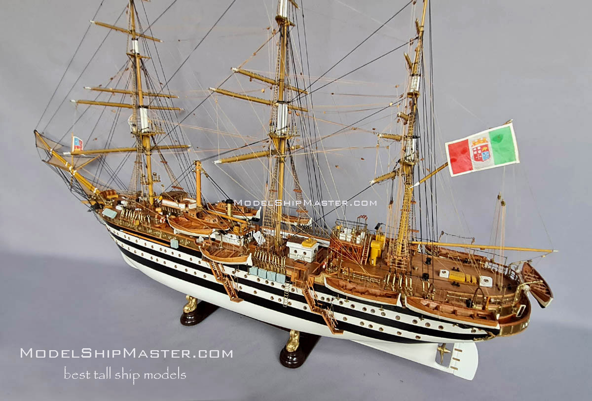 amerigo vespucci ship model