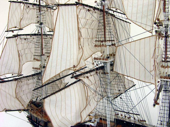 USS CONSITUTION ship model