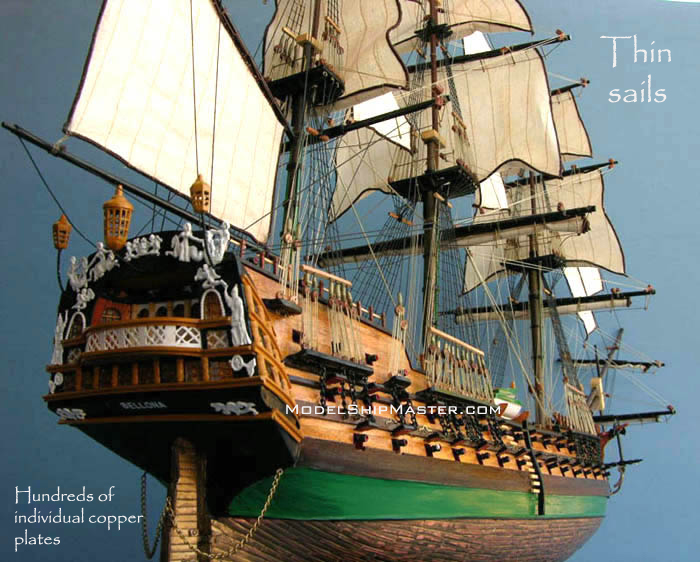 HMS Bellona model