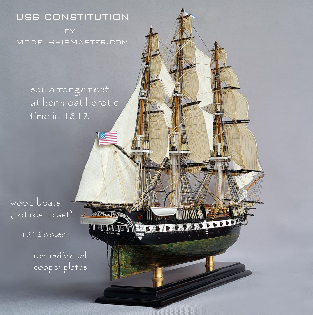 USS CONSTITUTION ship model