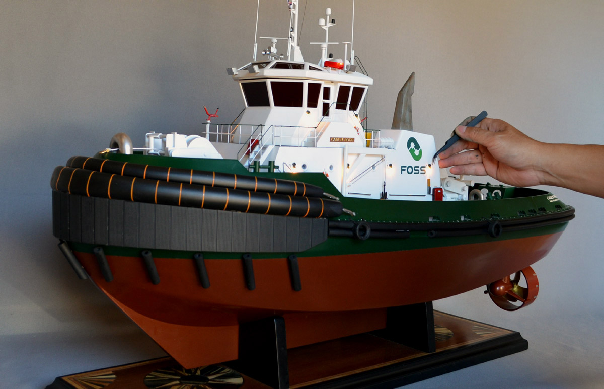 CADEN FOSS Tugboat model